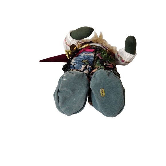 VTG Santa Claus Standing Christmas Figurine Bendable Mantel Decoration Taiwan - Picture 8 of 8